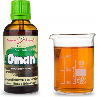 Bylinné kapky Oman kořen tinktura 50 ml
