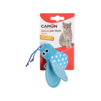 Camon Coloured insect with catnip - Забавна играчка за котки във форма на насекомо с коча билка, 8 см. / два цвята/ 1 брой