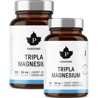 Puhdistamo Triple Magnesium 120 kapslí + 60 kapslí