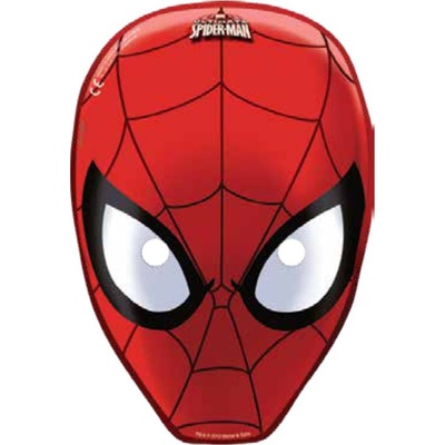 Papírová maska Spiderman