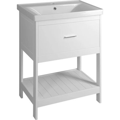 Aqualine ETIDE umyvadlová skříňka 61,5 cm, bílá mat ET615