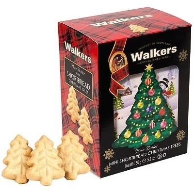 Walkers máslové sušenky Stromeček 150 g