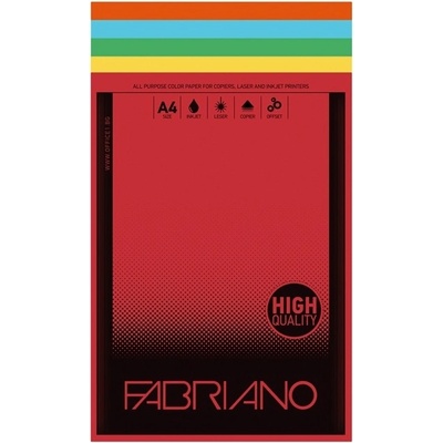 Fabriano Копирен картон Fabriano, A4, 160 g/m2, 23 цвята, 250 листа