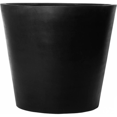 Pottery Pots květináč Jumbo Bucket L černý Natural Fiberstone 112 x 97 cm