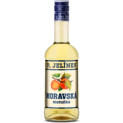Rudolf Jelínek Marhuľa Moravská 40% 0,5 l (čistá fľaša)