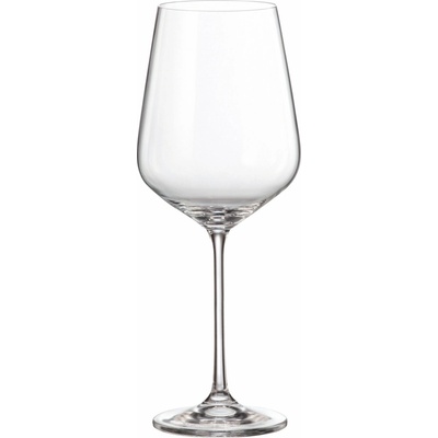 BOHEMIA ROYAL CRYSTAL Súprava pohárov na červené víno Globo 4 x 600 ml