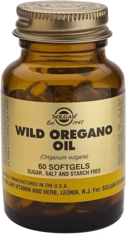 Solgar Хранителна добавка масло от Риган меки капсули , Solgar Wild Oregano Oil 60 Softgels