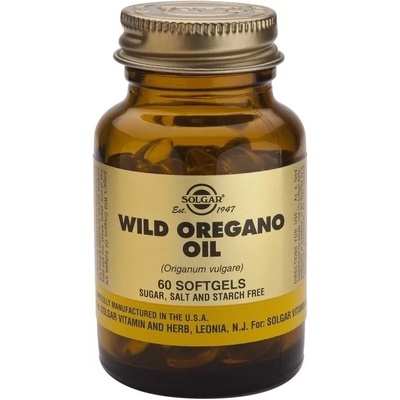 Solgar Хранителна добавка масло от Риган меки капсули , Solgar Wild Oregano Oil 60 Softgels