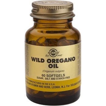 Solgar Хранителна добавка масло от Риган меки капсули , Solgar Wild Oregano Oil 60 Softgels