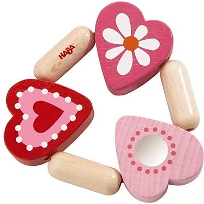 HABA Дървена бебешка играчка Haba, Сърчица (3796)
