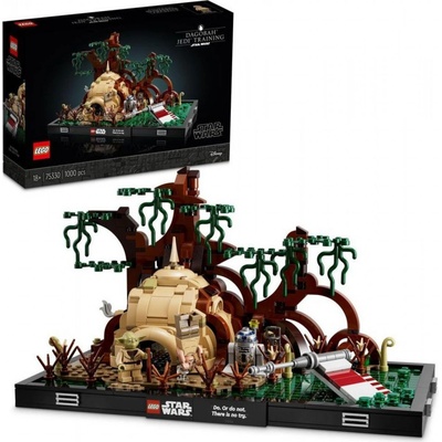 LEGO® Star Wars™ 75330 Jediský tréning na planéte Dagobah dioráma