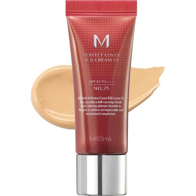Missha M Perfect Cover BB Cream SPF42 BB krém č. 25 Warm Beige 50 ml