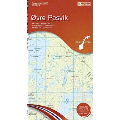 mapa Ovre Pasvik 1:50 t.