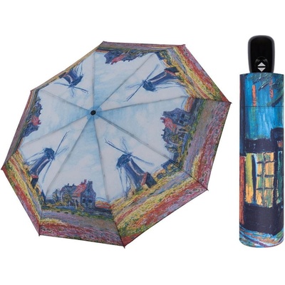 Doppler Magic Mini Art Collection Monet Veterné mlyny dámsky plne-automatický dáždnik