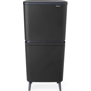 Brabantia Кош за смет за разделно събиране Brabantia SortUp Hi 20+25L, Dark Grey