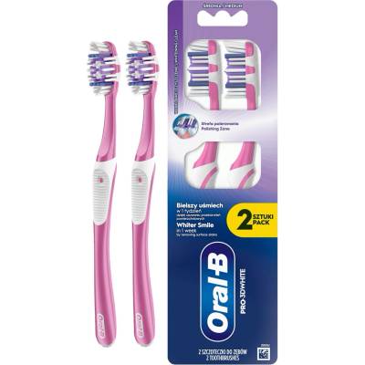 Oral-B Pro-3D White zubní kartáček Medium 2 ks