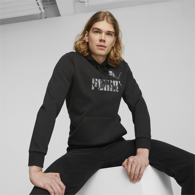 Puma ESS+ CAMO Graphic Hoodie FL 675946-01 Čierna