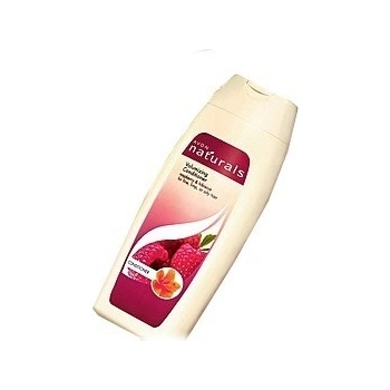 Avon Naturals Conditioner pro zvětšení objemu s malinou a ibiškem pro jemné nebo mastné vlasy 250 ml