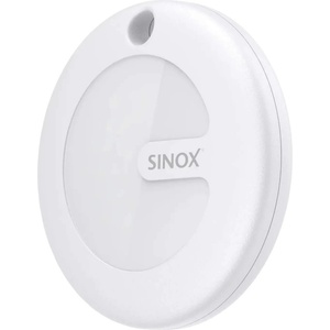 Sinox Устройство за намиране на изгубени вещи чрез FindMy - Sinox Lifestyle TagMate with Black Keychain (бял) (SXL1800)