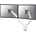 NewStar Neomounts DS70-250WH2