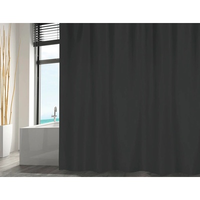 MSV ЗАВЕСА ЗА БАНЯ polyester 180х200 ЧЕРЕН (149222)