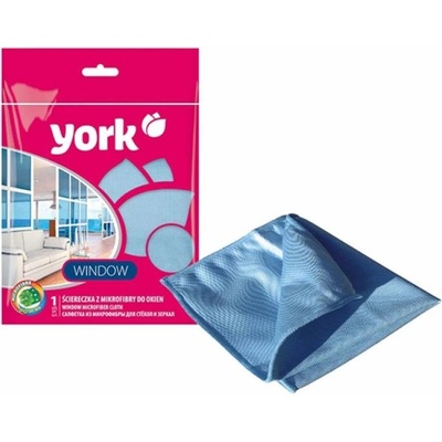 York Кърпа York, микрофибърна, за почистване на стъкло, 30 x 30 cm
