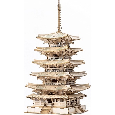 Robotime Rolife 3D Dřevěná Pagoda TGN02 275 ks – Zbozi.Blesk.cz