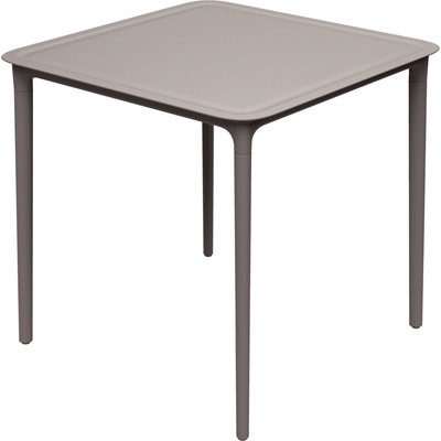 Prosperplast Záhradný jedálenský stôl Rimos 77,5x77,5x74,5 cm zemito hnedý