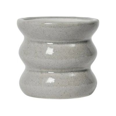 Broste Květináč MINNA 12 cm světle šedý