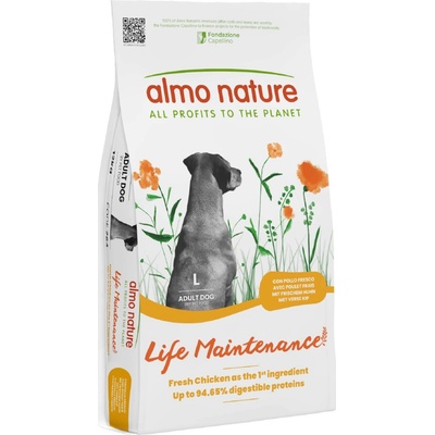 Almo Nature Life Maintenance Adult Large Chicken & Rice 2 x 12 kg