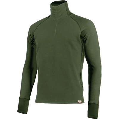Lasting merino mikina LEO zelená