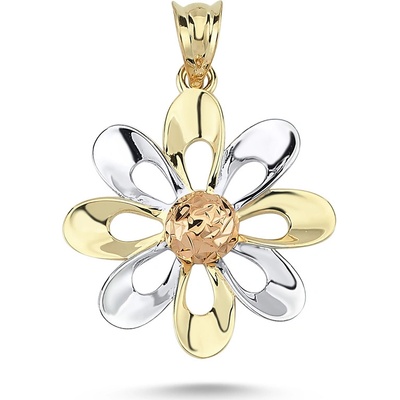 Lillian Vassago Přívěsek květina kombinované zlato LLV46 GP084