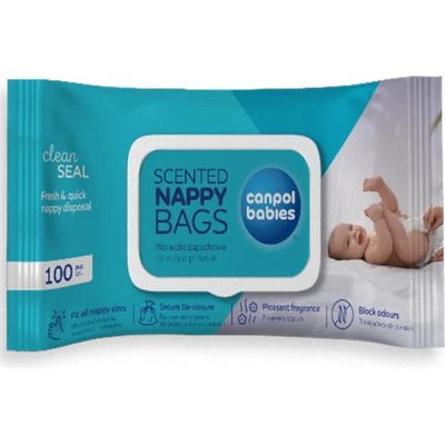 Canpol Ароматизирани торбички за употребявани пелени Canpol, 100 броя (70/003C)