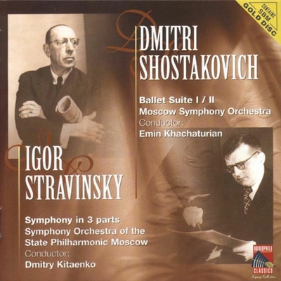 SHOSTAKOVICH/STRAVINSKY: BALLET SUITE/SYMPH.IN 3 P CD