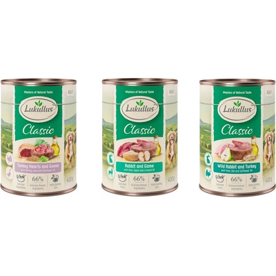Lukullus Adult Mix 3 druhy 24 x 400 g