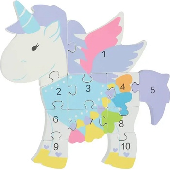 Orange Tree Toys Пъзел с числа - Еднорог - Animals (OTT05925)