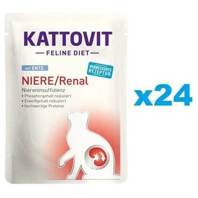 Kattovit Feline Diet Niere/Renal Kachna 24 x 85 g