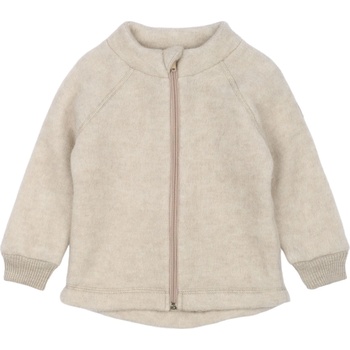 Mikk-Line Детско вълнено яке Mikk-Line Kid's Wool Jacket - Melange Offwhite - размер 80 (EU) (703-1906-1311)