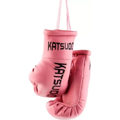 Prívesok na kľúče Katsudo miniatúra boxerskýh rukavíc Miniglo ružová