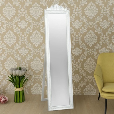 vidaXL Marketos barokní styl 160 x 40 cm bílé