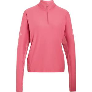 adidas Дамска тениска adidas Women's ADI365 Running Iconic Half Zip Running shirt - Dual Magenta - размер XL (916-7576-0216)