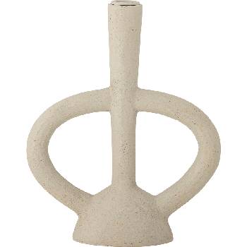 Bloomingville Свещник за класическа свещ Ramina 21 см бежов (82057603)