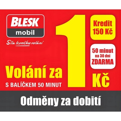 O2 SIM karta Blesk Mobil s aktivovanou funkcí VoLTE