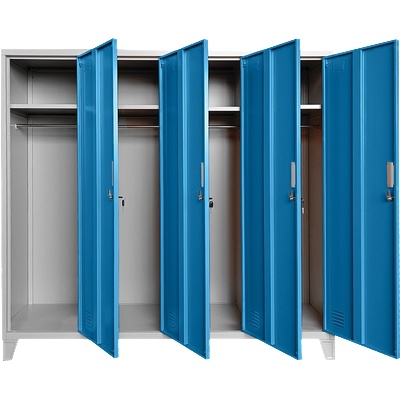 Carmen Метален шкаф Carmen CR-1604-4 JZ - сив / син (3580176_1)