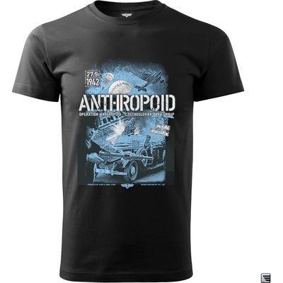 Triko Mars and Arms Antropoid čierne