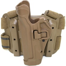 Blackhawk pistolové stehenní pro leváky coyote brown