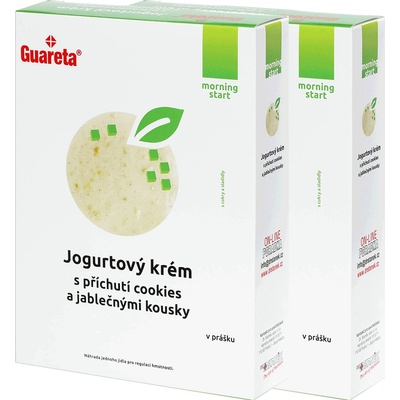 Guareta Morning Start jogurtový krém s příchutí cookies a jablečnými kousky 6 x 54 g
