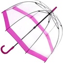 Fulton dámský průhledný holový deštník Birdcage 1 Pink L041-6
