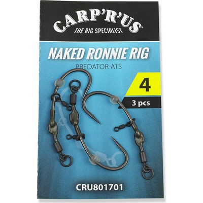Carp´R´Us Ready Naked Ronnie Rig Predator ATS vel.8 3 ks
