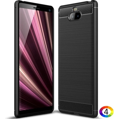 Sony Xperia 10 Plus Carbon Fiber Калъф и Протектор